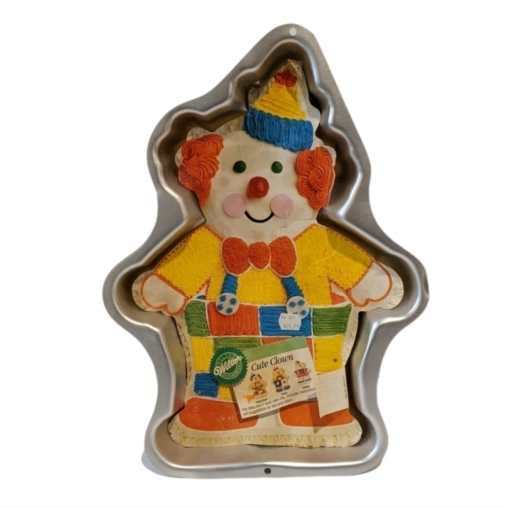 VINTAGE Wilton Cute Clown Cake Pan 2105-6711